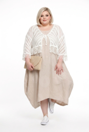 ITALIA MODA  oversized katoen BOHO korte vest  stretch/in meerdere kleuren