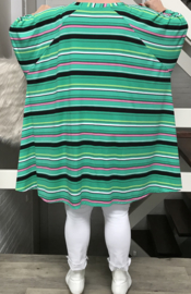 Ninka oversized A-lijn jersey tuniek/jurk met zakken apart (extra groot)