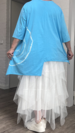 Moonshine oversized  katoen tricot tuniek apar stretch