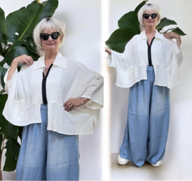 Vincenzo Allocca oversized katoen vest/blazer/apart stretch 