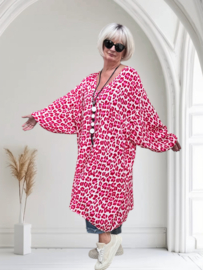 ITALIA MODA oversized katoen mousseline tuniek/jurk/in meerdere kleuren