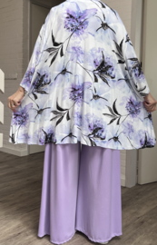 AKH oversized viscose A-lijn tuniek/top apart stretch