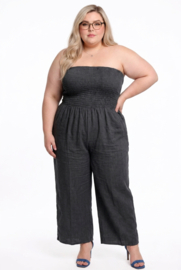 Sissi oversized mousseline katoen jumpsuit/in meerdere kleuren