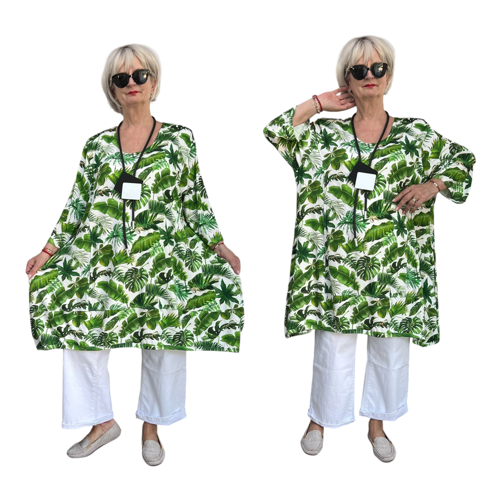 New Jersey viscose A-lijn jurk/tuniek/ stretch