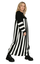 AKH oversized gebreide boucle tuniek/jurk  apart stretch