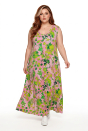 Ophilia viscose A-lijn jurk/ stretch