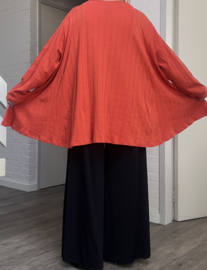 AKH oversized katoen A-lijn top/tuniek  stretch