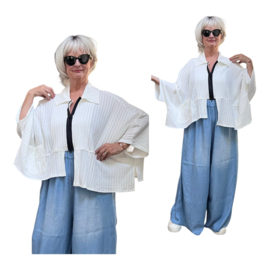 Vincenzo Allocca oversized katoen vest/blazer/apart stretch 