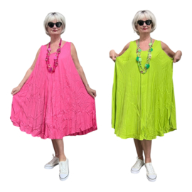 ITALIA MODA oversized viscose A-lijn jurk /in meerdere kleuren