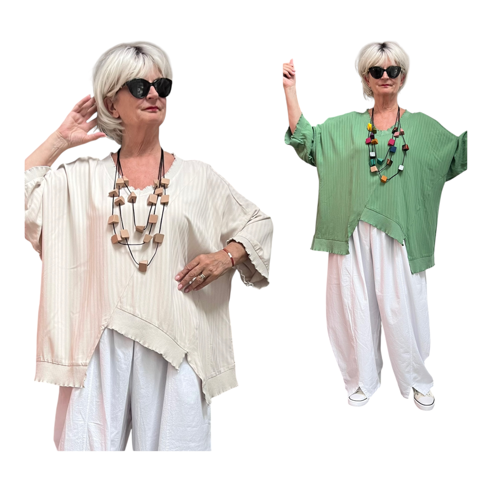 KEKOO design viscose top/ in meerdere kleuren