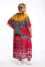 ONE OF A KIND  viscose zomer poncho/tuniek ( extra groot)