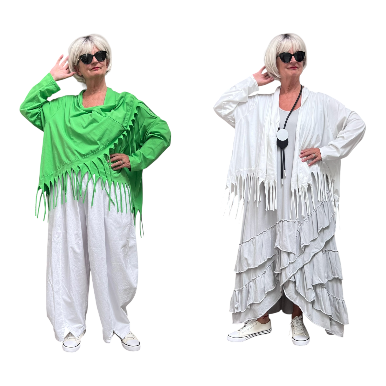 Moonshine oversized jersey  katoen vest  stretch/in meerdere kleuren