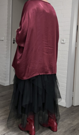 ITALIA chique viscose/satijn top