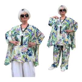 AKH viscose linnen look oversized A-lijn top