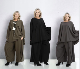 AKH oversized viscose broek stretch/ in meerdere kleuren