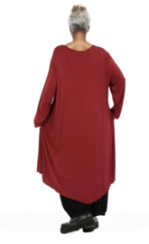 AKH oversized viscose A-lijn tuniek  apart stretch