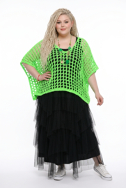 ITALIA katoen oversized gebreide top /in meerdere kleuren