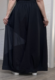 dYb oversized katoen rok stretch zwart
