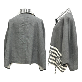 Vincenzo Allocca oversized katoen blazer/vest apart
