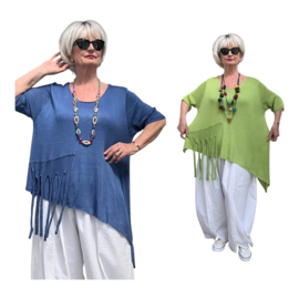 ITALIA katoen oversized zacht  gebreide top /in meerdere kleuren