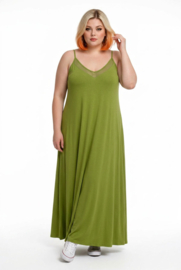 ITALIA Moda oversized viscose A-lijn jurk stretch