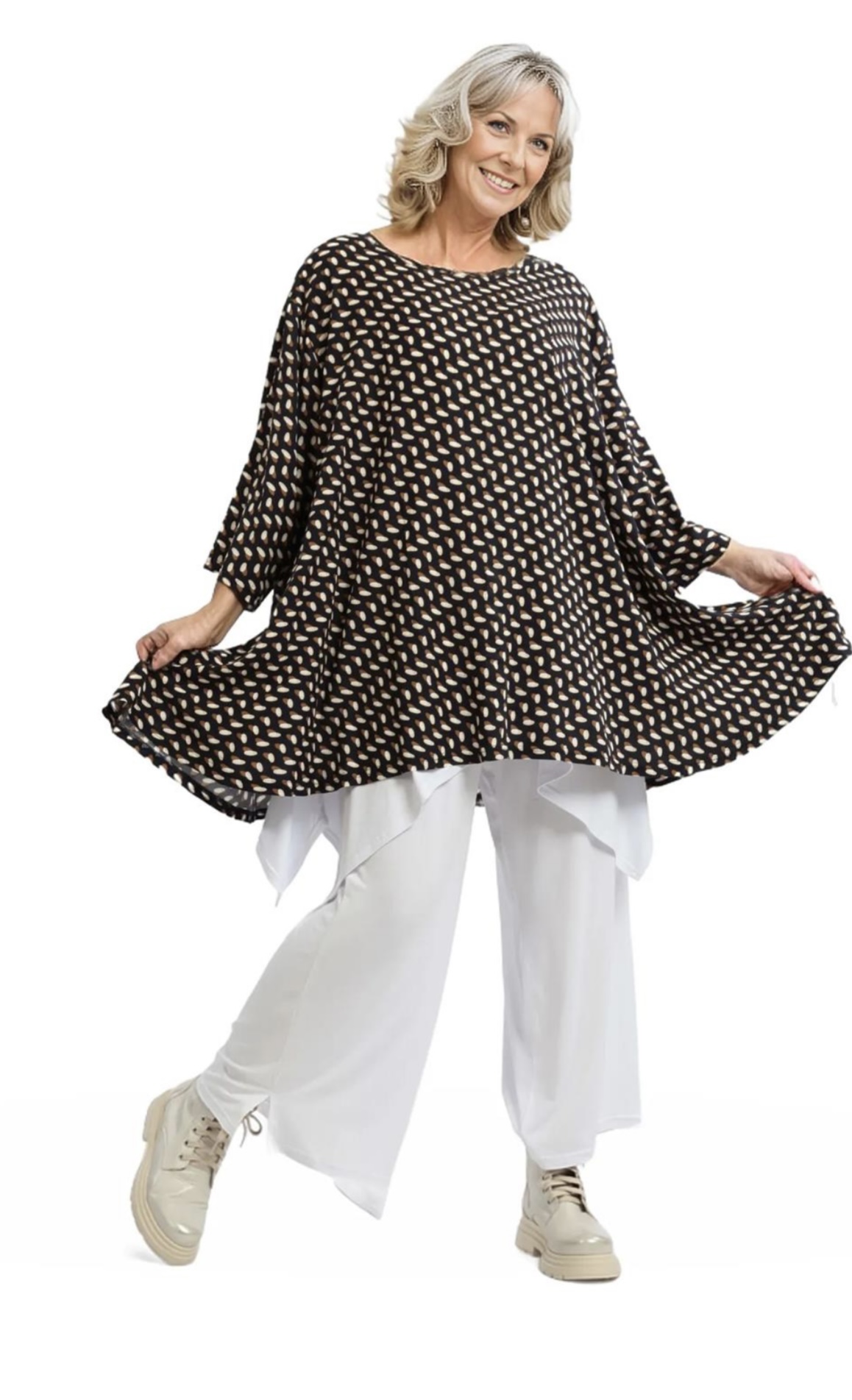 AKH viscose oversized A-lijn tuniek