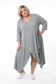 Moonshine oversized  viscose tricot tuniek apart stretch