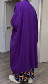 AKH oversized chique A-lijn blazer/vest met zakken apart