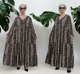 Vincenzo Allocca oversized viscose A-lijn jurk/tuniek apart