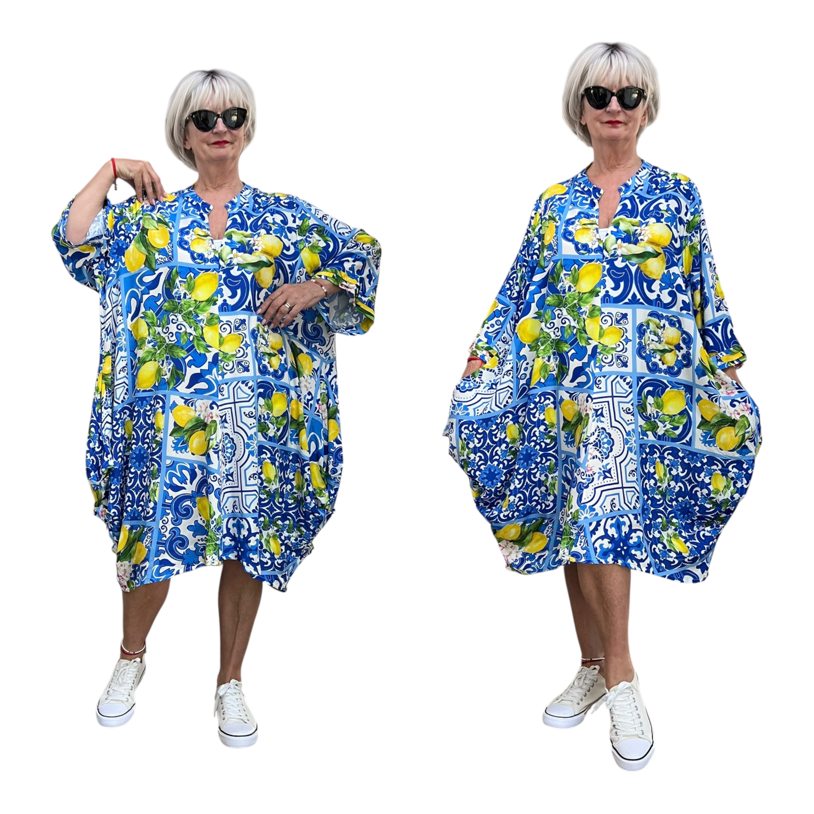 Vincenzo Allocca oversized viscose jurk/tuniek