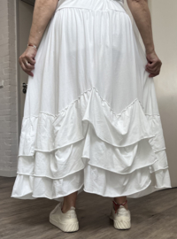 Moonshine katoen jersey rok wit