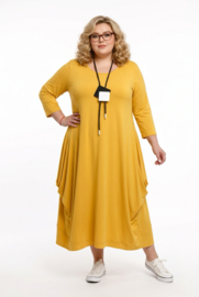 New Jersey viscose ballon jurk stretch