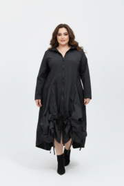 Vincenzo Allocca oversized katoen A-lijn blazer/vest/jas/aparte/stretch