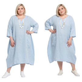 Moonshine linnen A-lijn jurk