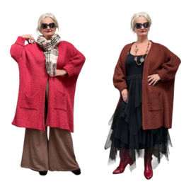 amandine oversized  viscose super zacht  gebreide vest  /in meerdere kleuren