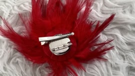 Paris veer decor broche corsage met clip/speld