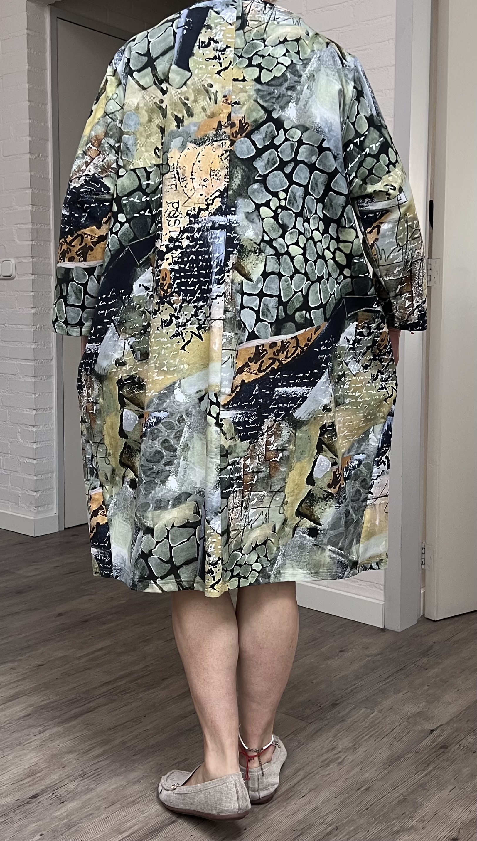 Ophilia katoen jurk  stretch