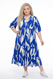 Vincenzo Allocca oversized viscose  BOHO A-lijn jurk apart
