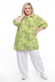ITALIA oversized viscose zomer blouse/top/in meerdere kleuren