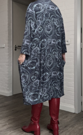 Ophilia viscose A-lijn jurk/tuniek  stretch
