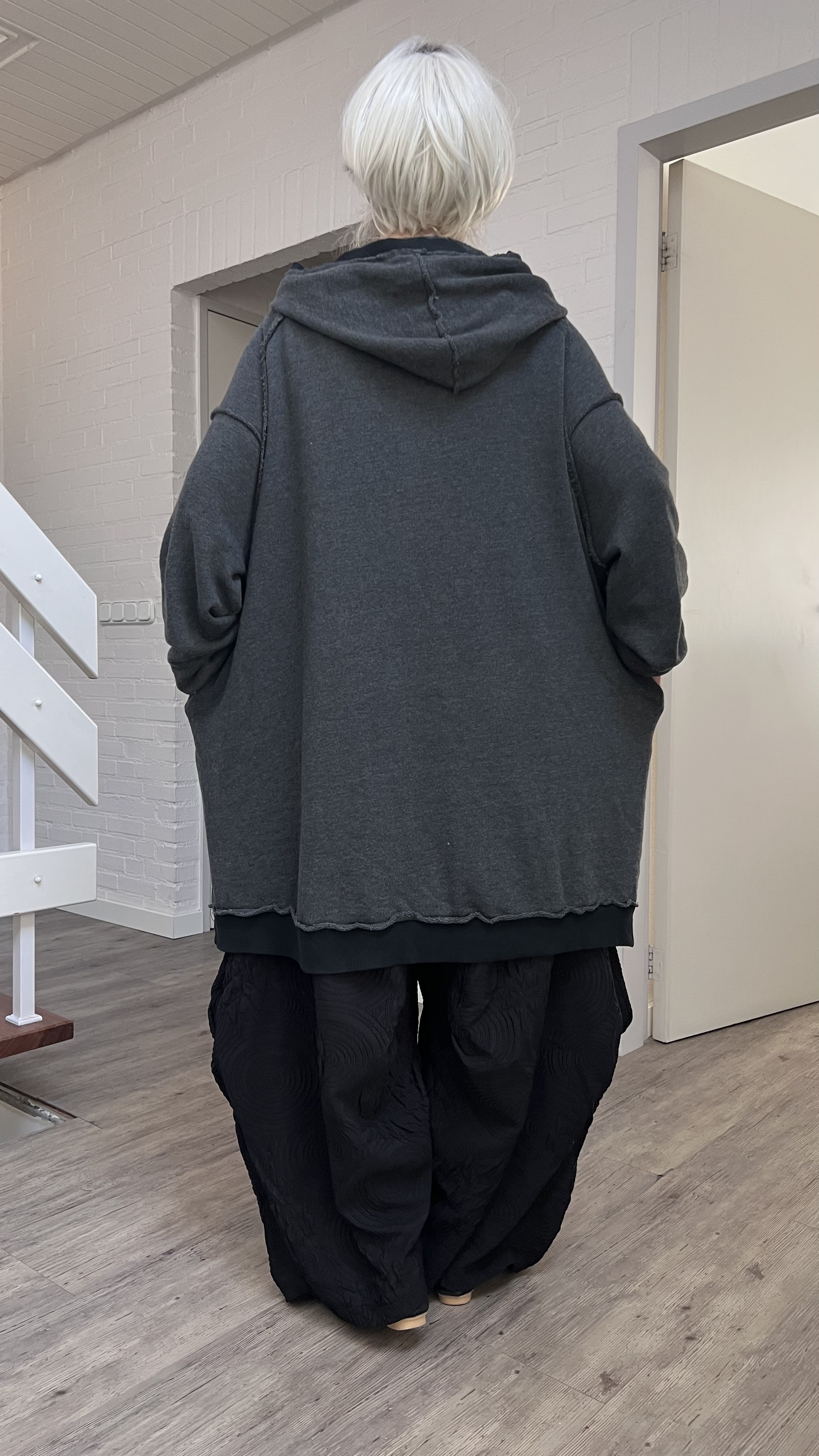 SISSI de modieuze kleuring oversized katoen blazer stretch /in meerdere kleuren