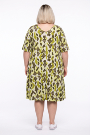 Ophilia viscose A-lijn jurk/ stretch
