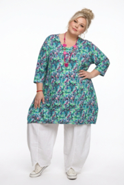 New Jersey viscoseA-lijn tuniek met zakken stretch