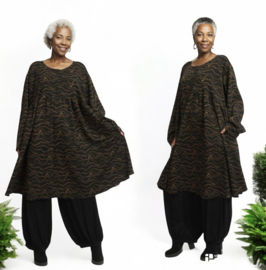 AKH oversized A-lijn viscose jurk  /stretch