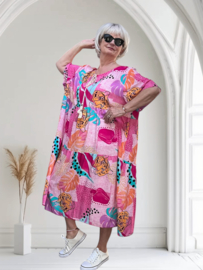 Sissi BOHO viscose A-lijn jurk