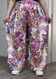AKH oversized viscose /linnen look broek