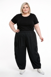 Moonshine katoen ballonbroek apart zwart