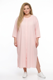 AKH oversized katoen A-lijn blazer/zomerjas tuniek apart
