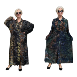 Ophilia viscose A-lijn jurk/hemd/blazer stretch/in meerdere kleuren