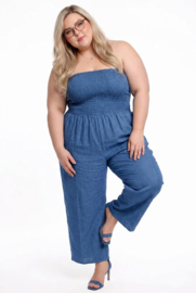 Sissi oversized mousseline katoen jumpsuit/in meerdere kleuren